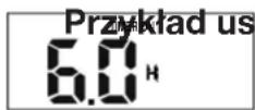 ZIBRO SC 3050 - Ustawianie czasu wyłączenia się STOP. - 1