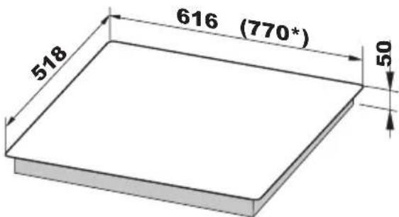 AMICA KMI 13291 F - Installation de la table de cuisson PB\*4VI511\*FTB\*S\* - 1