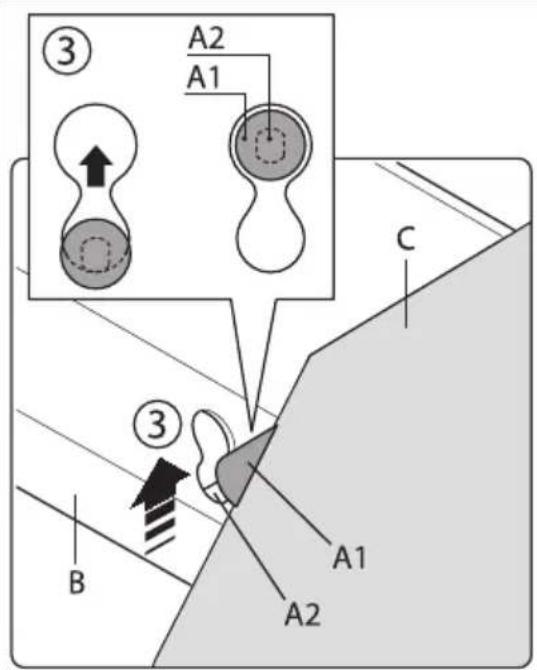 FALMEC Vela NRS - ISTRUZIONI PER PANNELLO REMOVIBILE INSTRUCTION FOR REMOVABLE PANEL - 2
