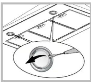 INDESIT IHP 6.5 C M IX - Sostituzione delle lampade - 1