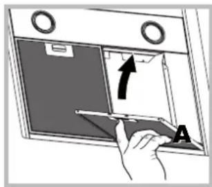 INDESIT IHT 6.5 C M IX - Manutenção dos filtros de gorduras (A) - 1