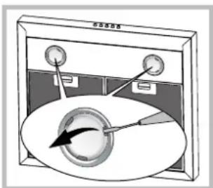 INDESIT IHT 6.5 C M IX - Replacing the bulbs - 1