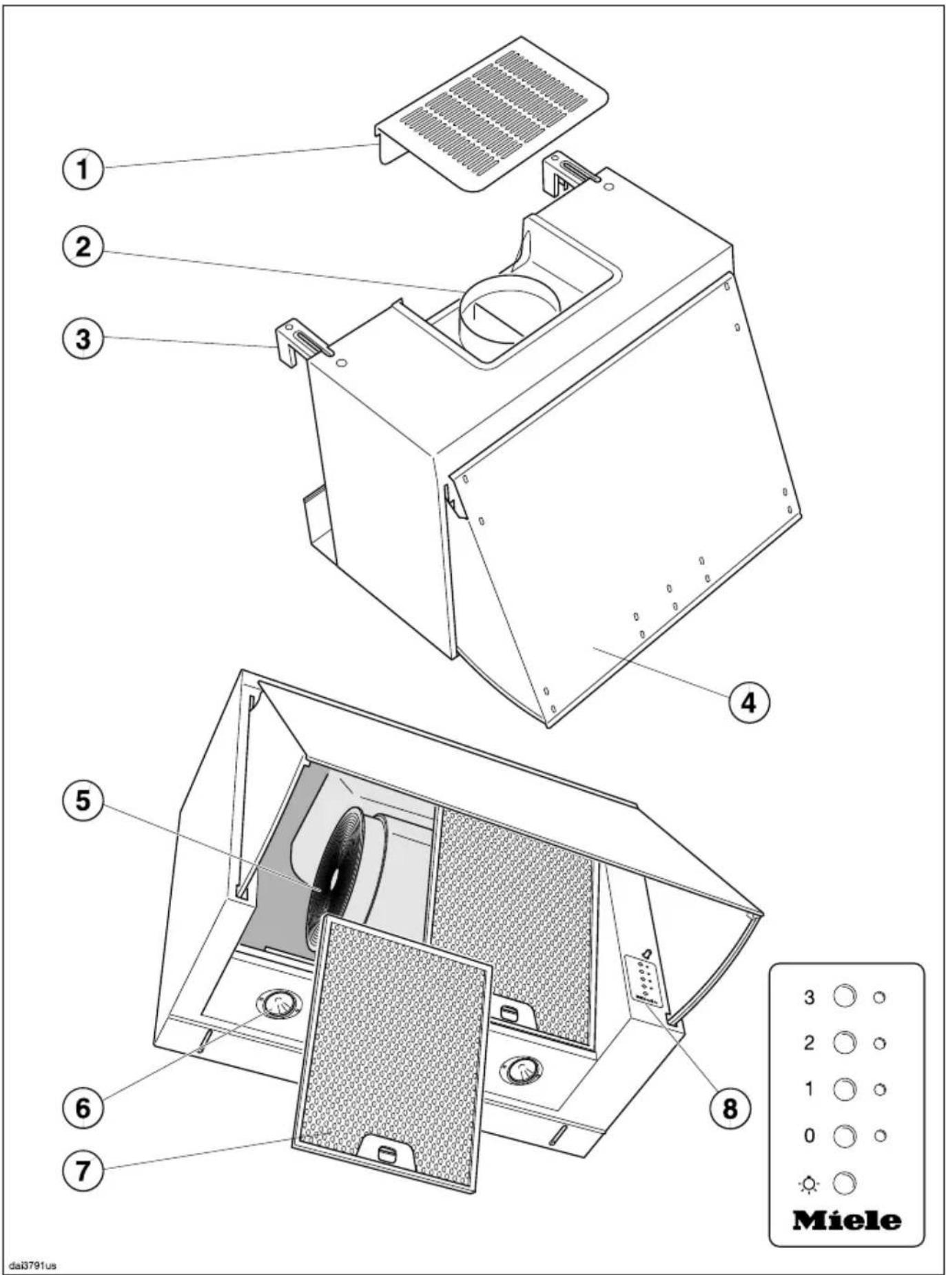 MIELE DA 186 - Mode recirculation - 2
