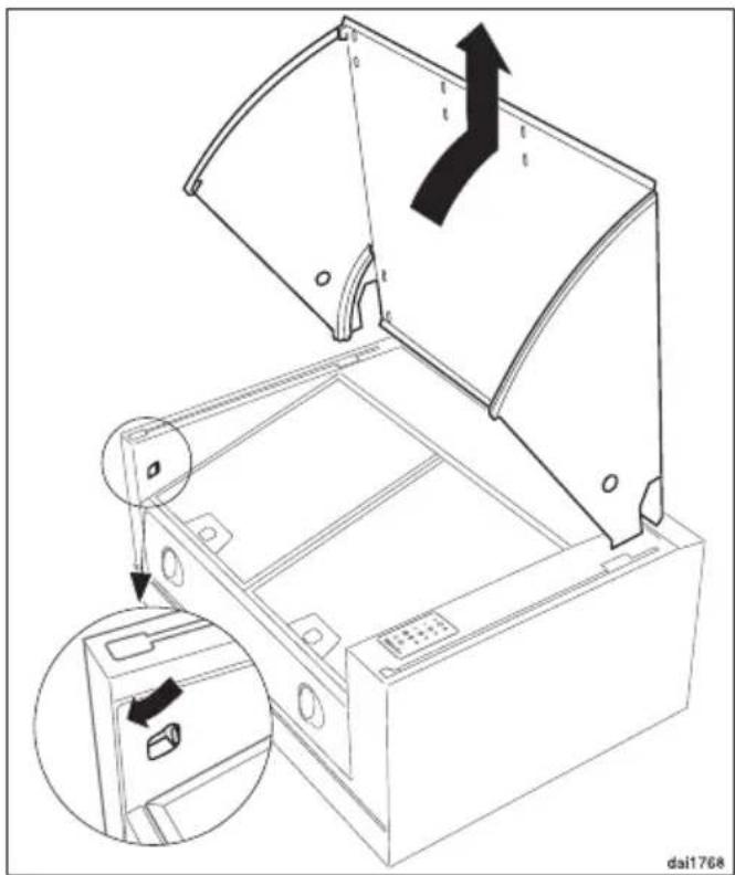 MIELE DA 186 - Ajustement de la porte d'armoire - 1