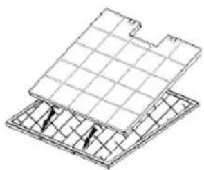 Pelgrim BSK1250RVS - Kohlefilter - 1
