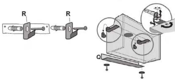 Pelgrim GWA720KOR - Mounting the exhaust hood onto the back wall - 1