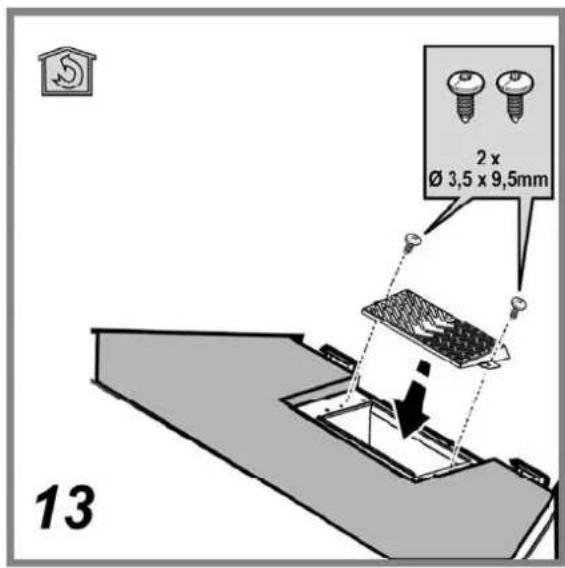 2 x Ø 3,5 x 9,5mm 13
