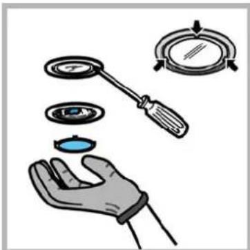 SCHOLTES HSD 98 - Replacing lamps - 1