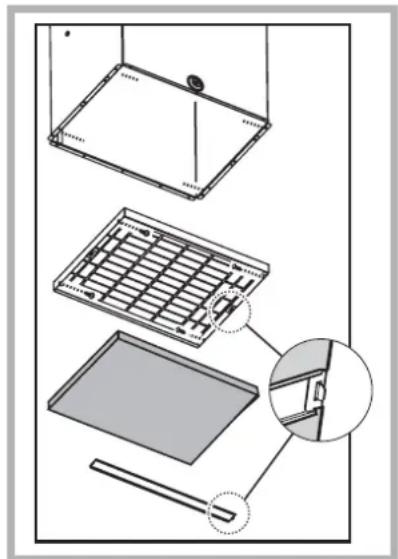 SCHOLTES HP 90 I - Remplacement du filtre à charbon - 1