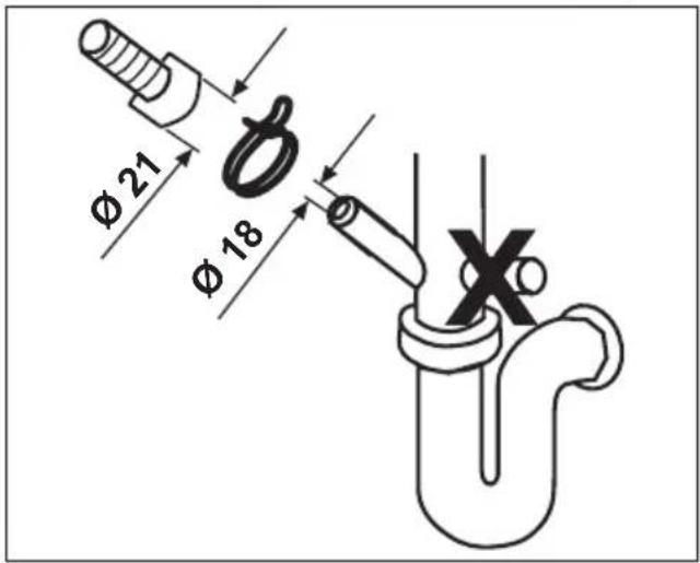 BLOMBERG GSN 9483 XB20 - Connection to the drain - 2