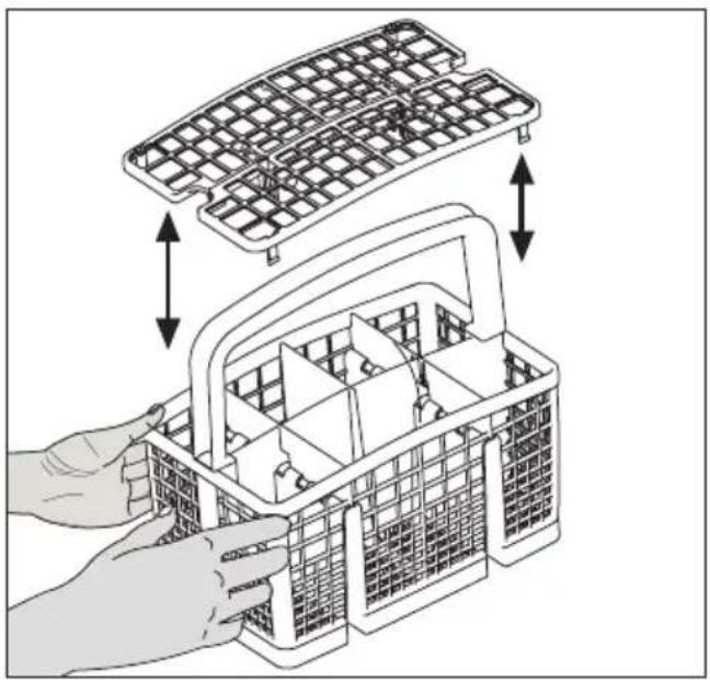 BLOMBERG GVN 9480 XBXL - Movable Cutlery Basket (depends on the model) - 2