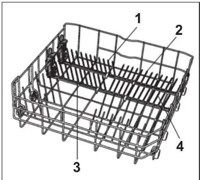 BLOMBERG GVN 9480 XBXL - folding plate support rods (depends on the model) - 1