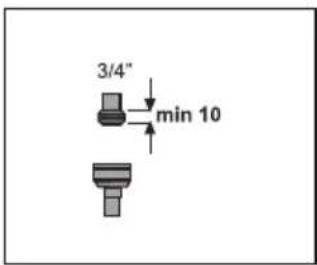 BLOMBERG smarTouch W20 - Permitted water temperature: up to 25°C - 1