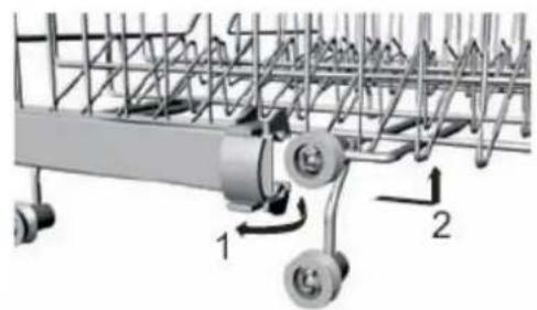 Everglades EVDW5002 - Réglage du panier supérieur - 1