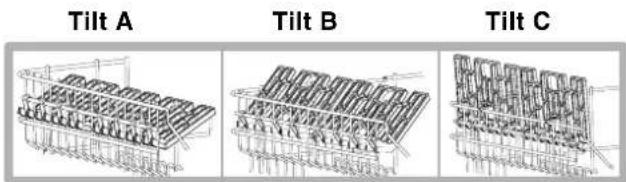 HOTPOINT LDF 12314E EU - Tip-up compartments with adjustable tilt\* - 1