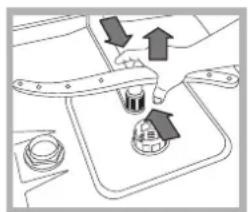 HOTPOINT LFSA+ 2164 A IX - Pulire gli irroratori - 2