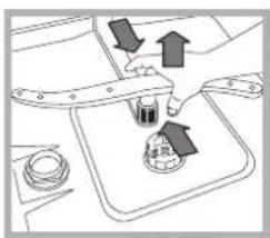 HOTPOINT LFT 116 A_HA - Nettoyer les bras de lavage - 2