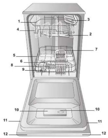HOTPOINT LST 329 AX_HA - Beschrijving van het apparaat - 1