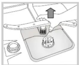 HOTPOINT LSTA+ 329 AX/HA - Nettoyer les bras de lavage - 2