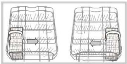 HOTPOINT LSTA+ 329 AX/HA - Cutlery basket positioning examples - 1