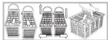 HOTPOINT PFT 834X - Cutlery basket - 1