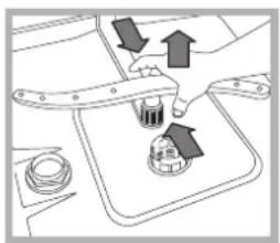 HOTPOINT PFT 834X - Pulire gli irroratori - 2