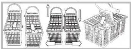 INDESIT DFG 0515 - Cestino delle posate - 1