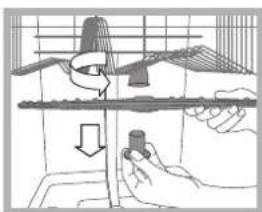INDESIT DFG 251 - Cleaning the sprayer arms - 1