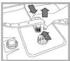 INDESIT DIF 04 - Nettoyer les bras de lavage - 2