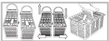 INDESIT DIF 04 - Panier du bas - 2