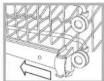INDESIT DIF 34 - Es preferable regular la altura del cesto superior con el CESTO VACÍO. - 1