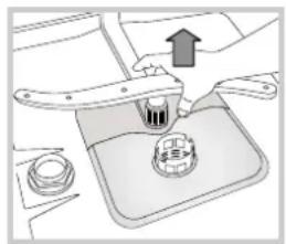 INDESIT DIS 361 - Reinigung der Sprüharme - 2