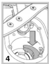 INDESIT DIS 361 - Cleaning the filters - 4