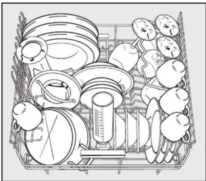 MIELE G 5880 SCVi - Panier inférieur - 1