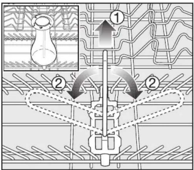 MIELE G 5880 SCVi - Support-flacons - 1