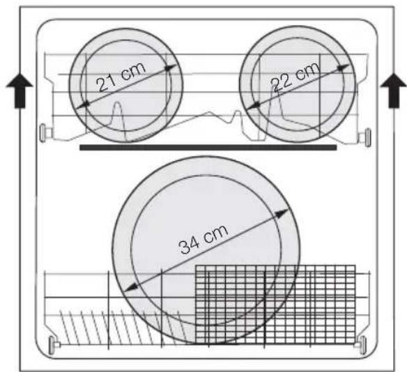 Pelgrim GVW584ONY - Adjustment of the height of the upper basket - 2