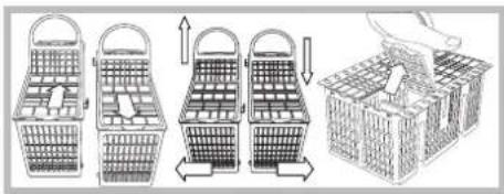 SCHOLTES LTE 12-211 - Cestino delle posate - 1
