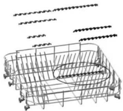 TEKA DW9 59 S - BOTTOM BASKET INSERTS - 1