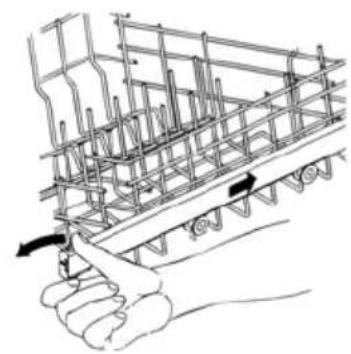 TEKA DW9 59 S - ADJUSTING THE UPPER BASKET - 3