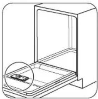ZANUSSI ZDV14001FA - Llenado del dosificador de abrillantador - 1