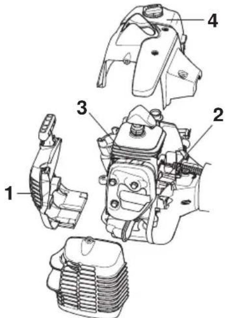HUSQVARNA 327HDA65X-series - Kühlsystem - 2