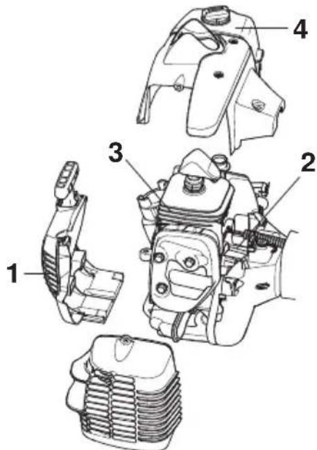 HUSQVARNA 327HDA65X-series - Koelsysteem - 2