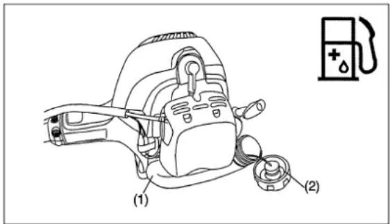 MAKITA PTR2500 - Fuel storage - 1