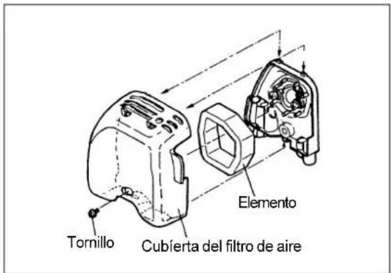 MAKITA PTR2500 - Limpieza del filtro de aire - Cada 8 horas (diario) - 1
