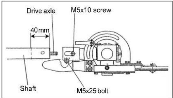 MAKITA PTR2500 - ATTACHING THE HANDLE - 4