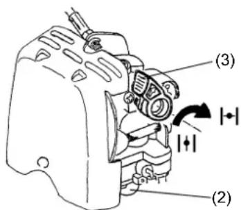 MAKITA PTR2500 - PRECAUCIONES ANTES DE ARRANCAR EL MOTOR - 5