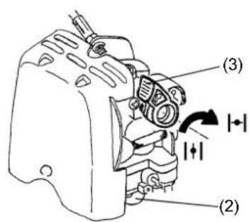 MAKITA PTR2500 - AVVIAMENTO DEL MOTORE - 3