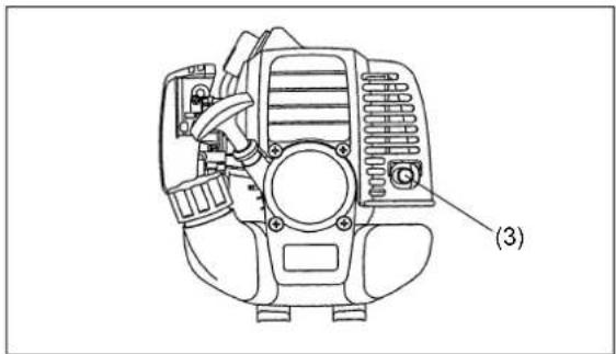 MAKITA PTR2500 - Cleaning the spark arrester - 1