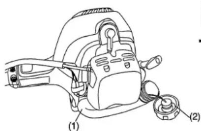 MAKITA PTR2500 - Stockage du carburant - 6