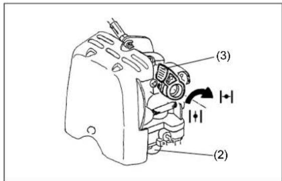 MAKITA PTR2500 - STARTING THE ENGINE - 3